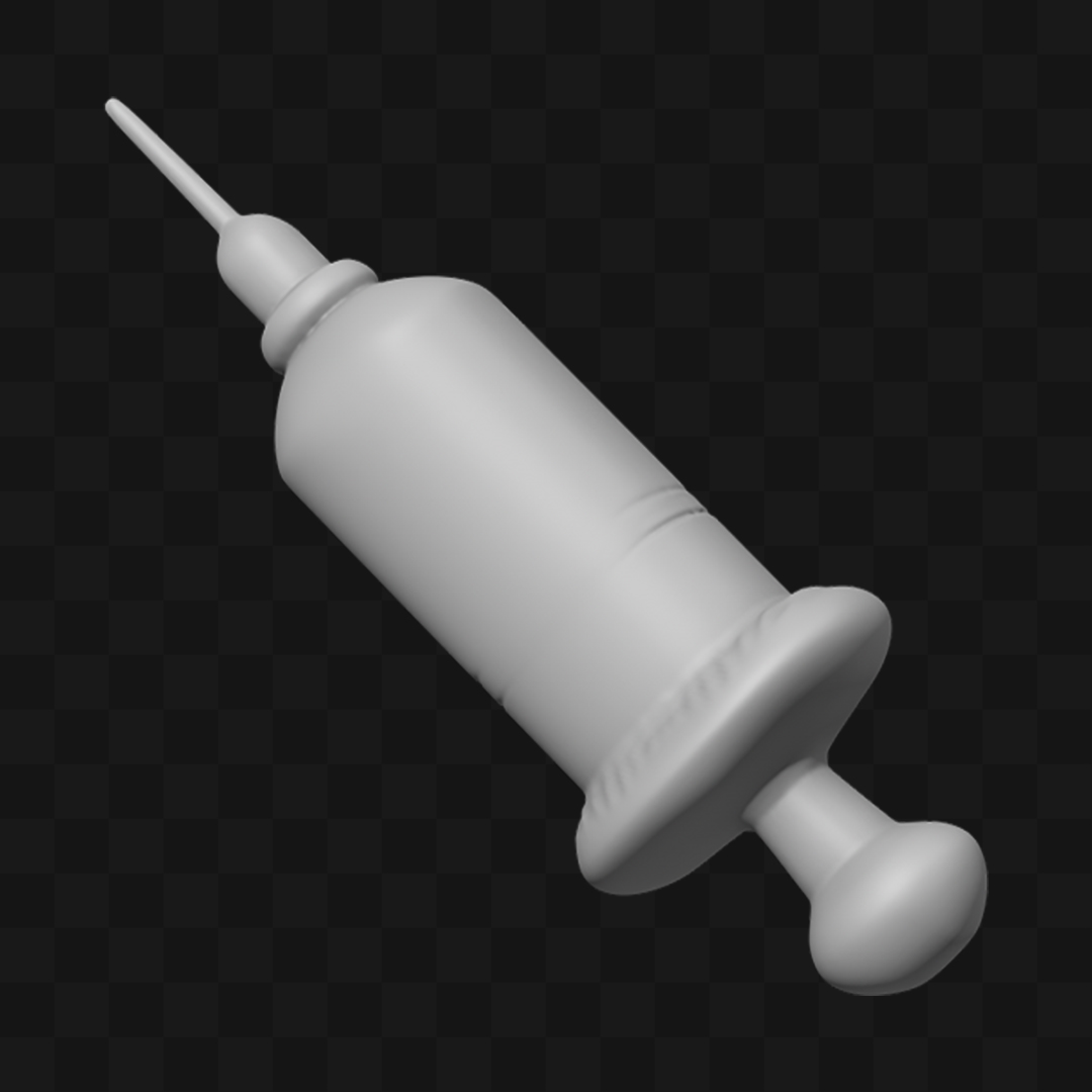 Balão Seringa - Modelo 3D