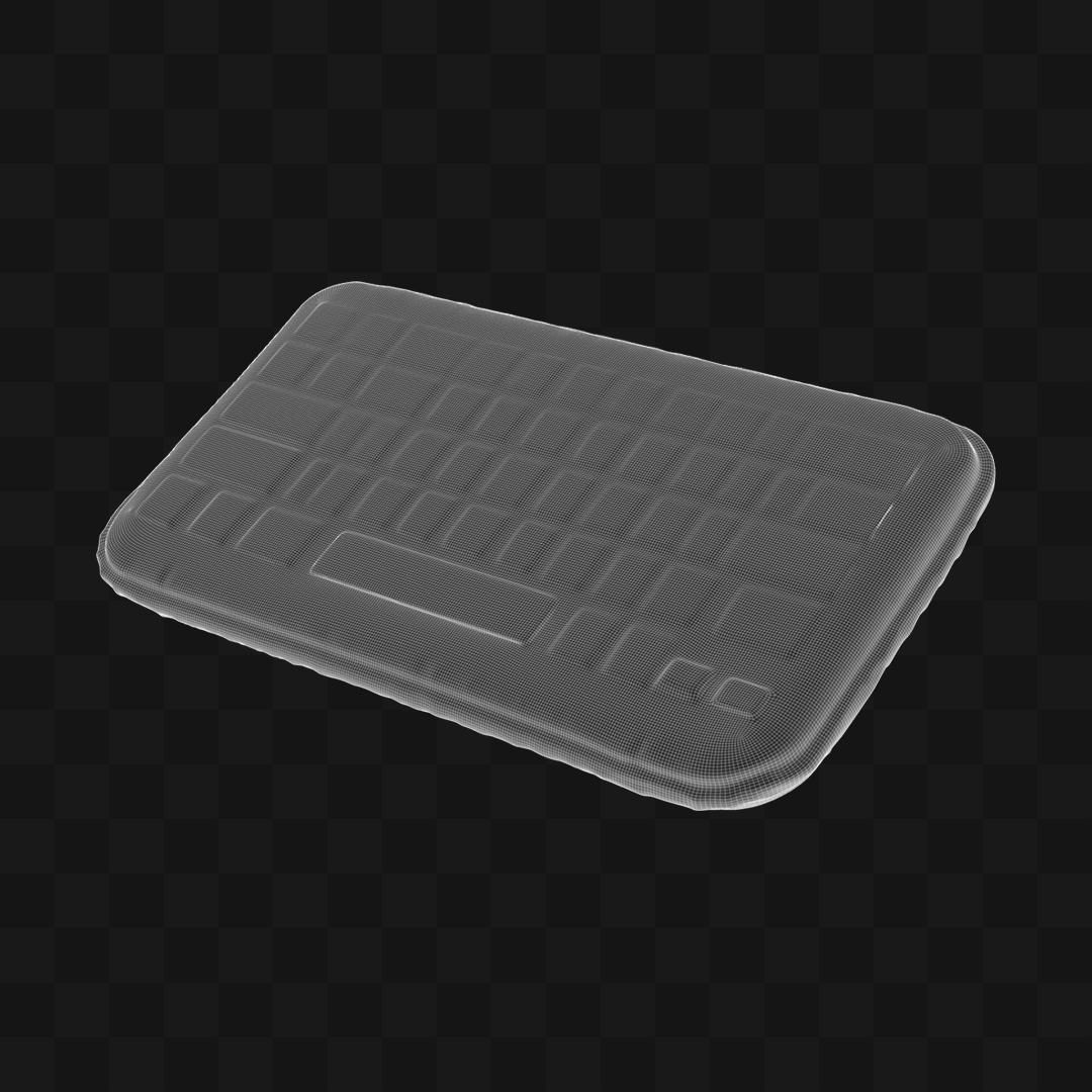 Balão Teclado - Modelo 3D