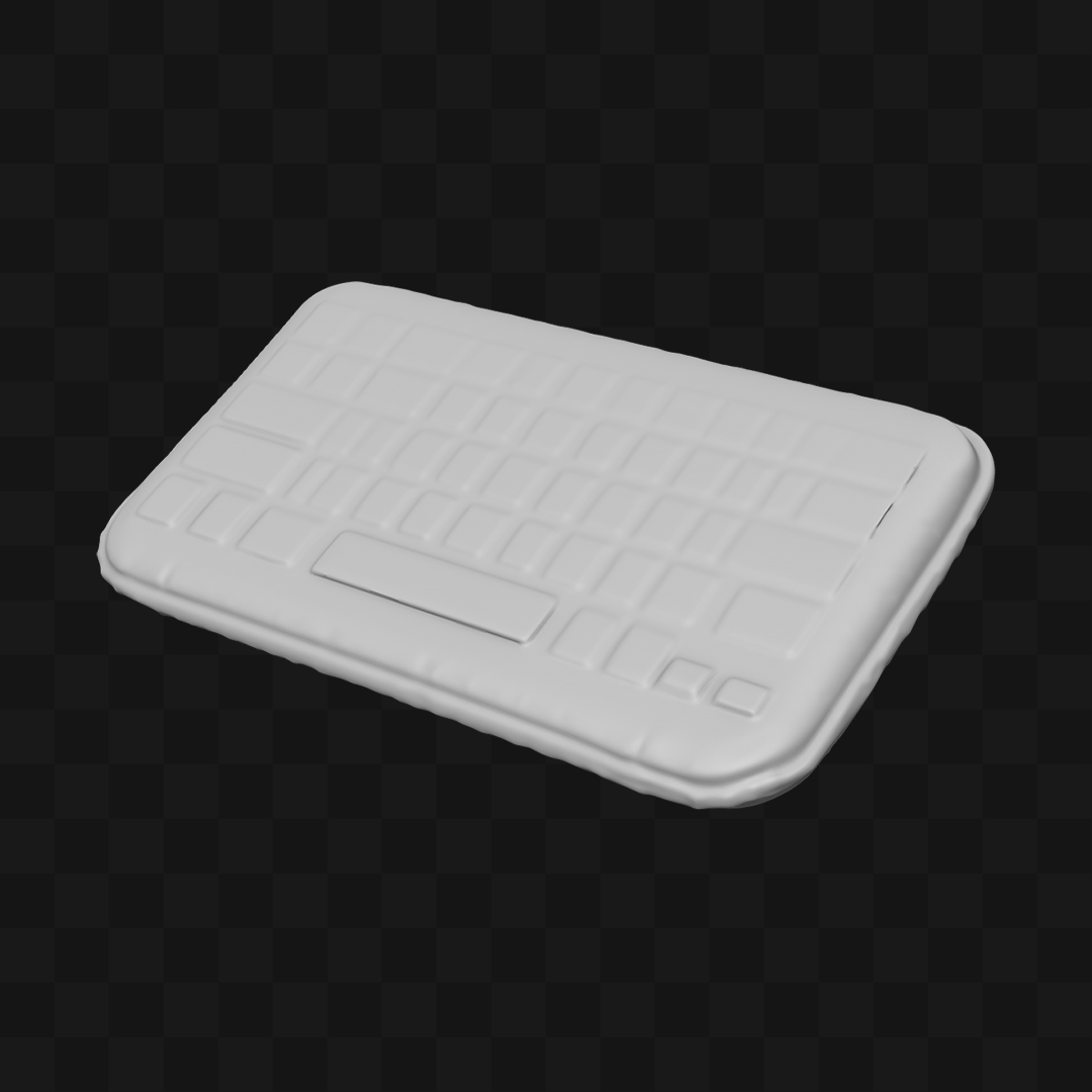 Balão Teclado - Modelo 3D