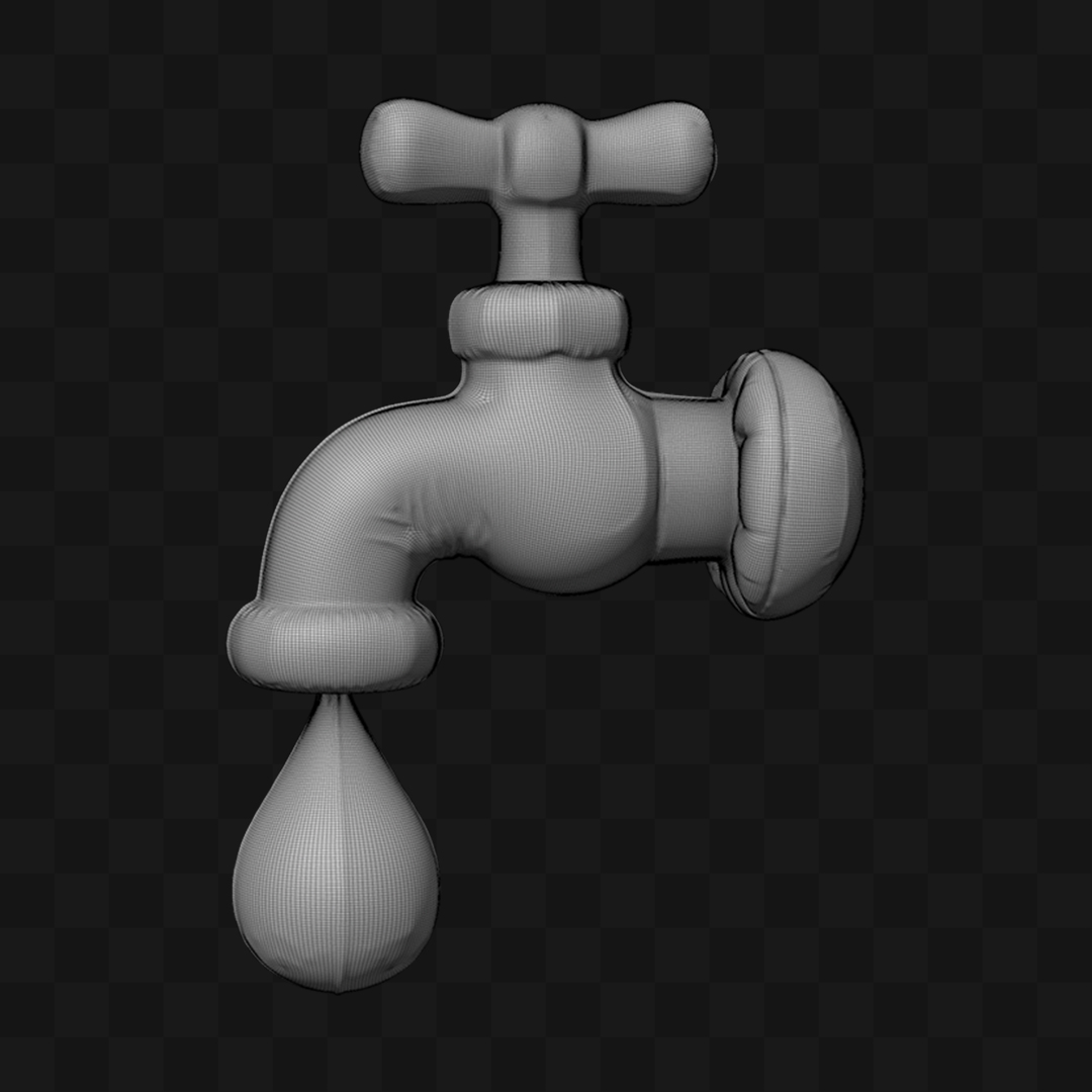 Balão Torneira - Modelo 3D