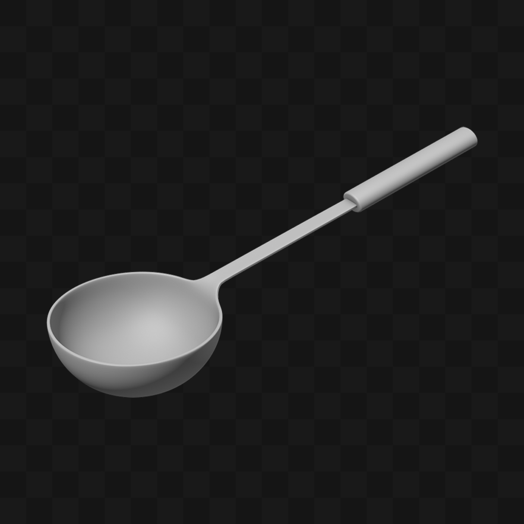 Concha Utensílio de Cozinha - Modelo 3D