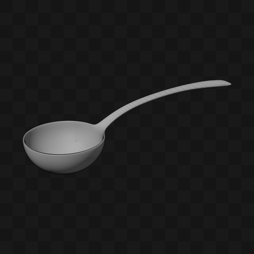 Concha Utensílio de Cozinha - Modelo 3D