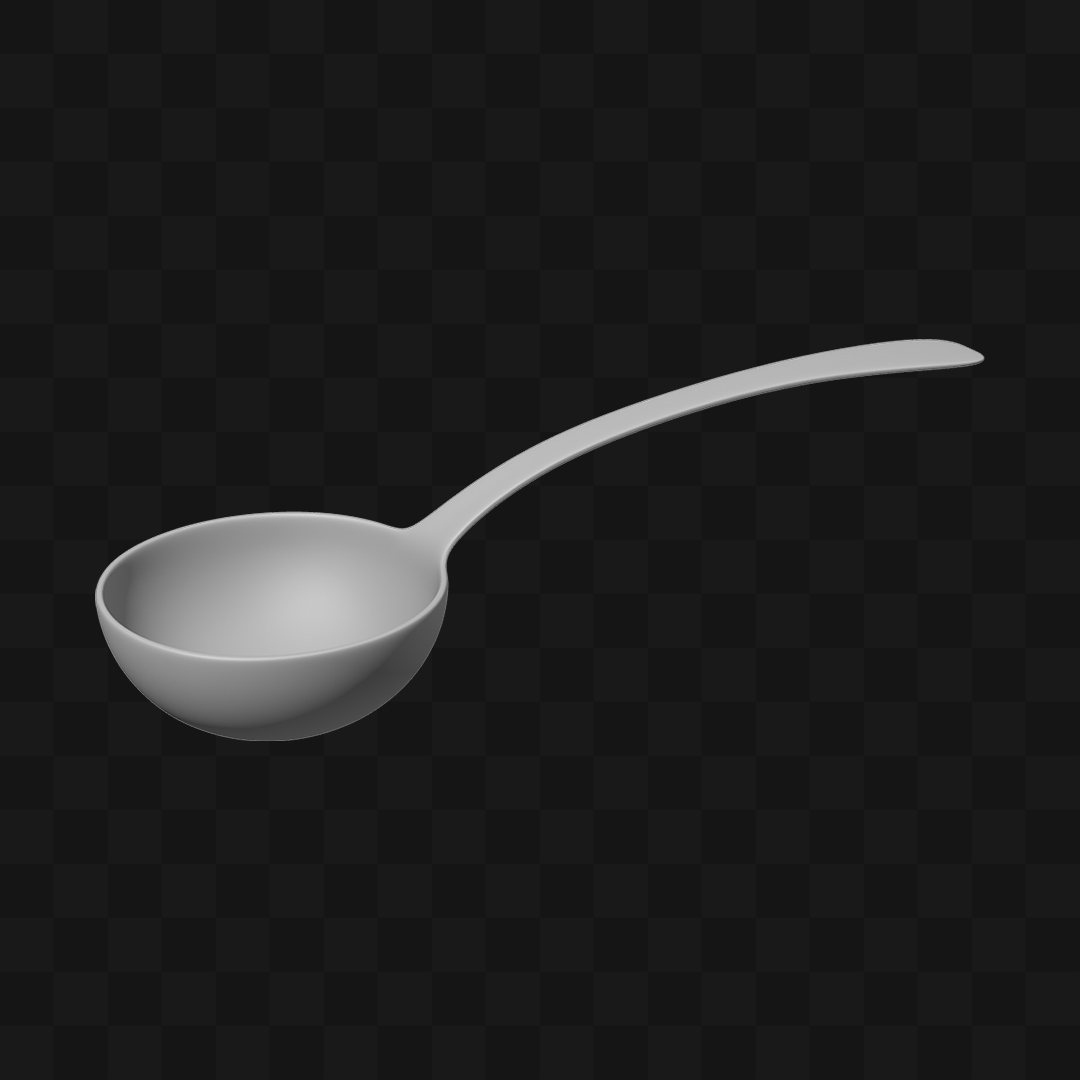 Concha Utensílio de Cozinha - Modelo 3D