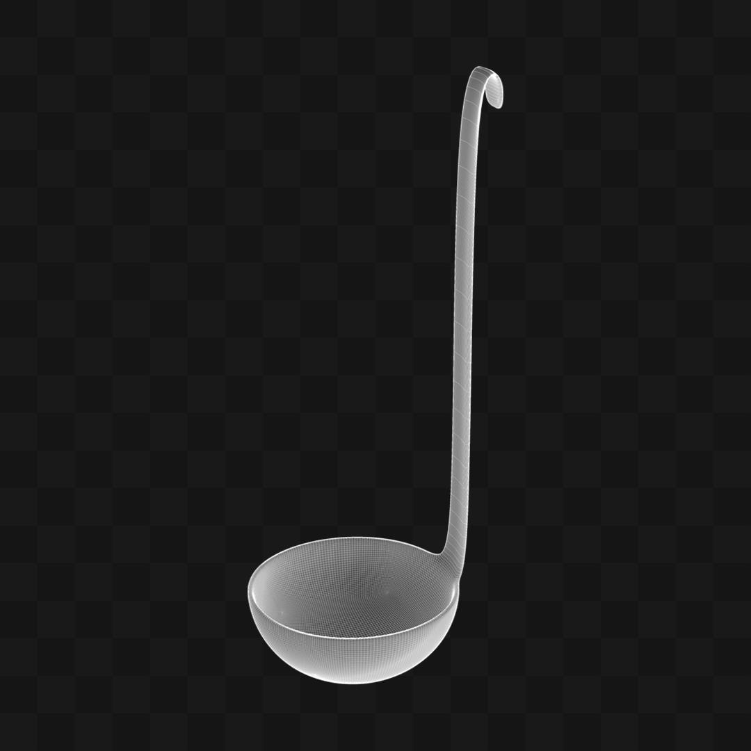 Concha Utensílio de Cozinha - Modelo 3D