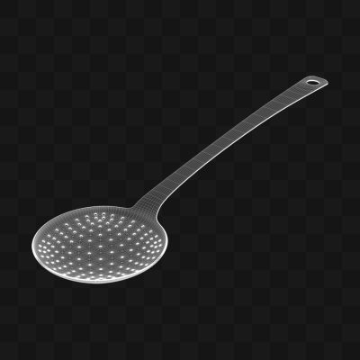 Escumadeira Utensílio de Cozinha - Modelo 3D