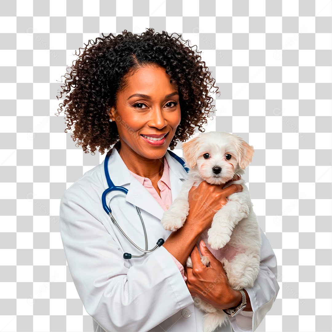 Mulher Segurando Cachorro PNG Transparente