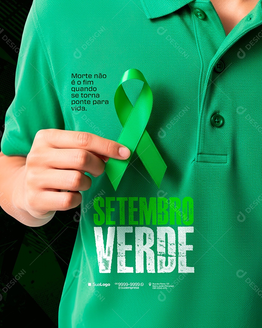 Setembro Verde Social Media PSD Editável