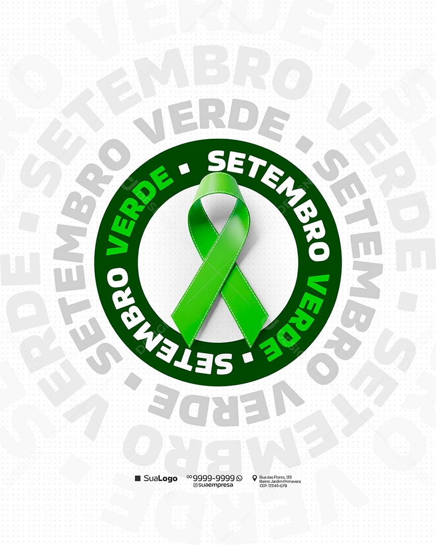 Setembro Verde Social Media PSD Editável