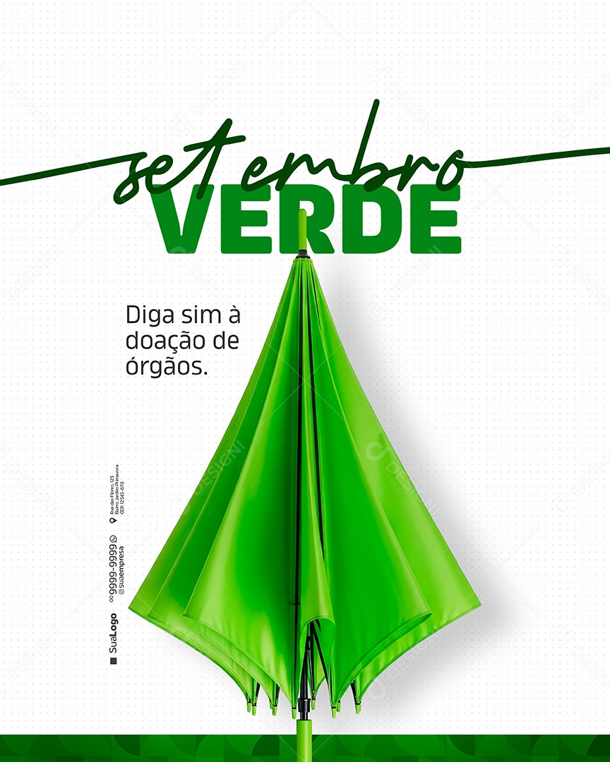 Setembro Verde Social Media PSD Editável