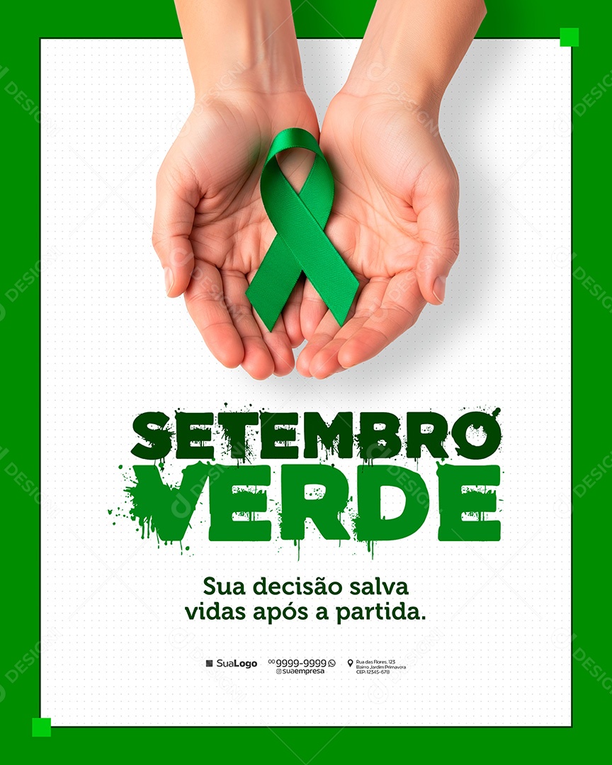 Setembro Verde Social Media PSD Editável