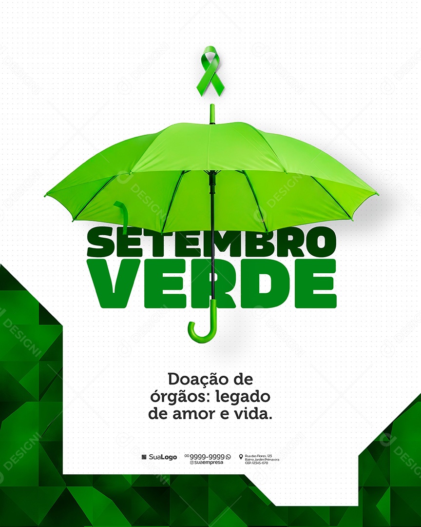 Setembro Verde Social Media PSD Editável