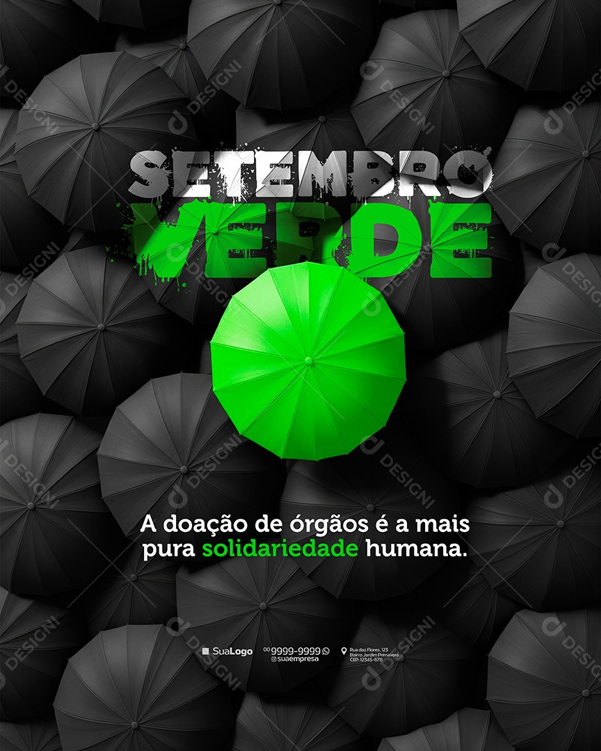 Setembro Verde Social Media PSD Editável