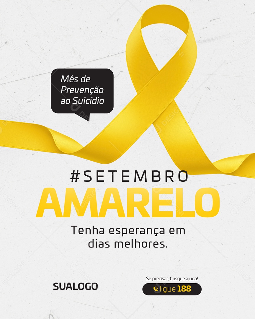 Setembro Amarelo Social Media PSD Editável