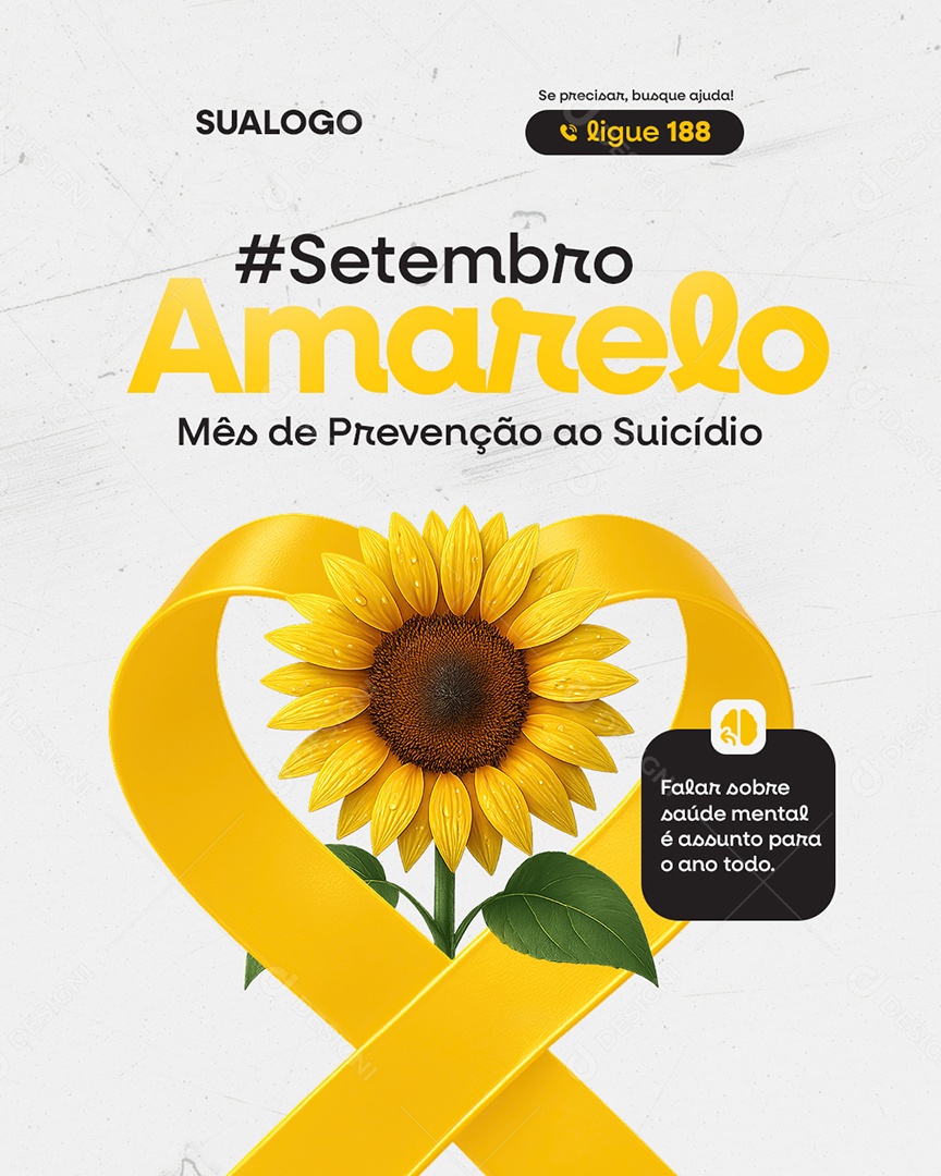 Setembro Amarelo Social Media PSD Editável