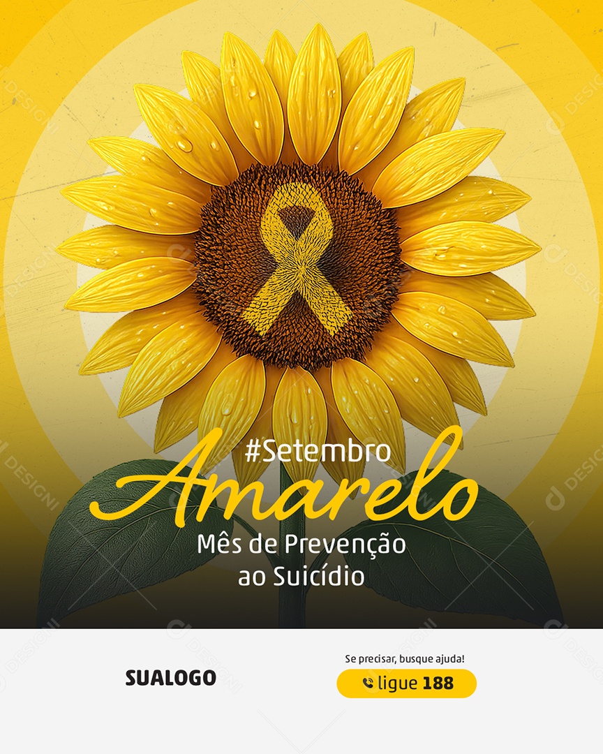 Setembro Amarelo Social Media PSD Editável