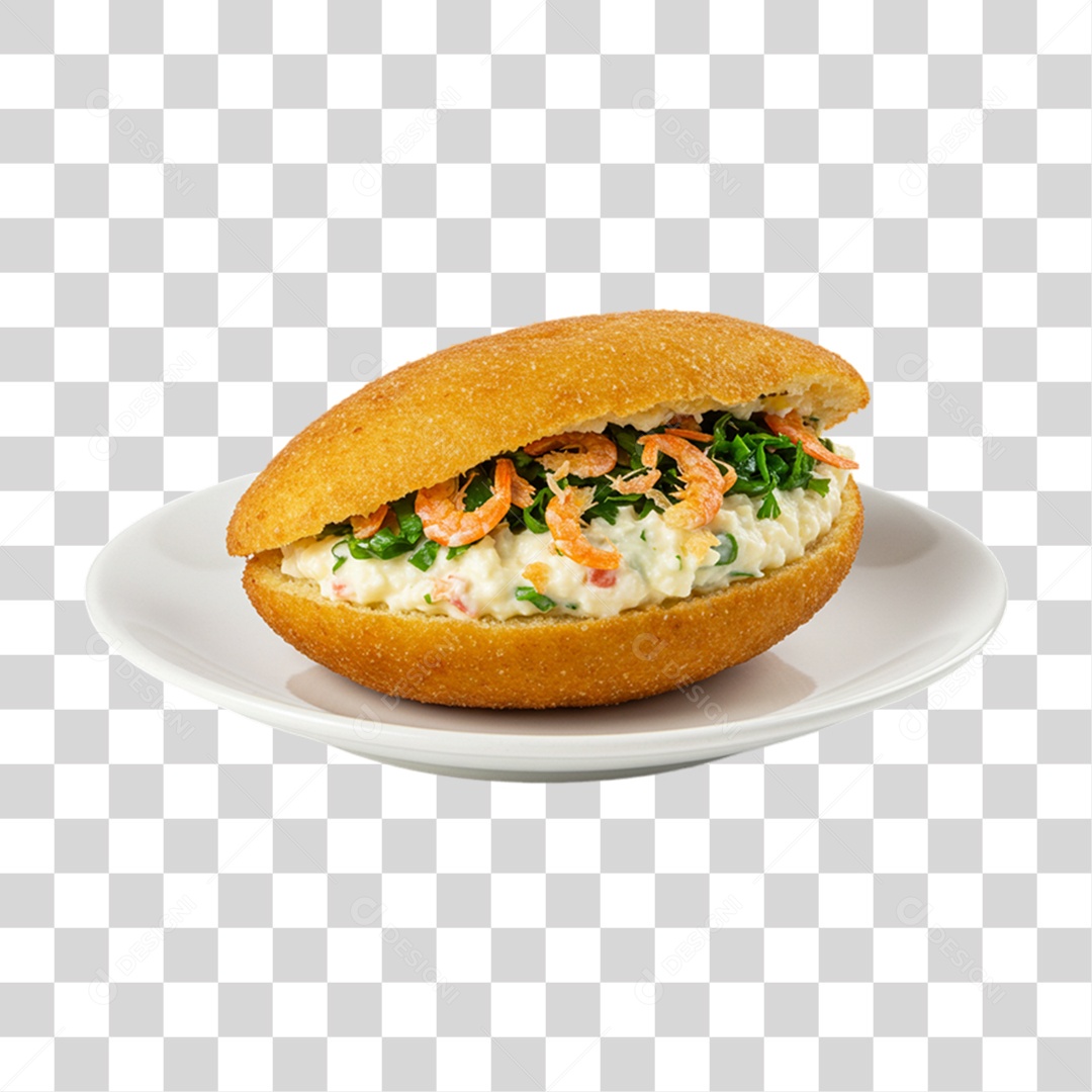 Pastel de Camarão PNG Transparente