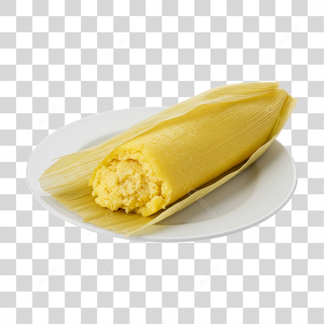 Pamonha de Milho PNG Transparente