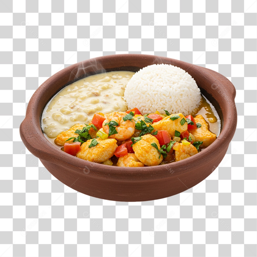 Porção de Moqueca PNG Transparente