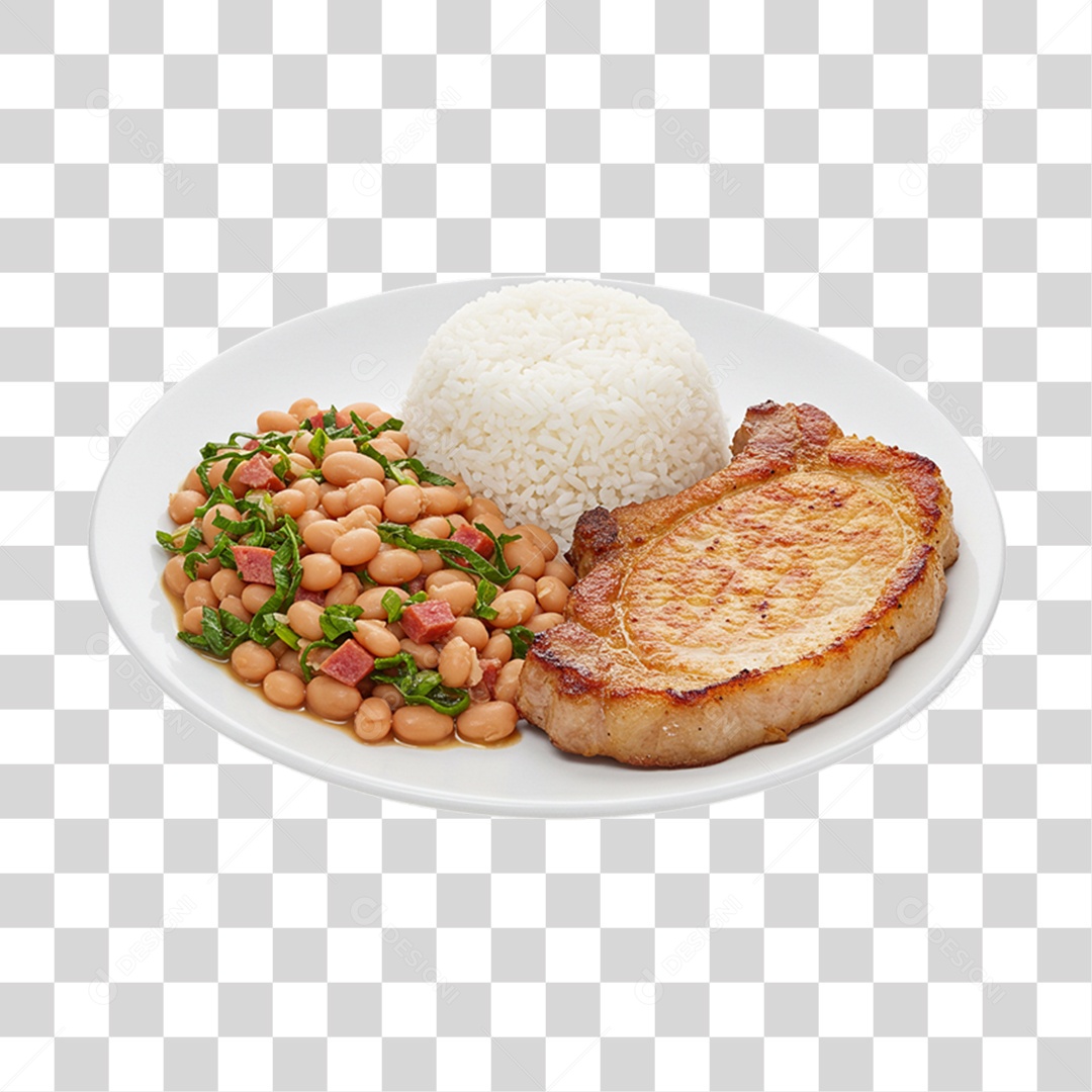 Porção Prato Feito PNG Transparente