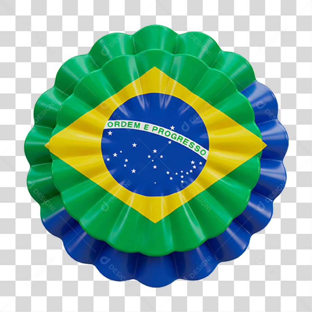 Elemento Verde e Amarelo PNG Transparente