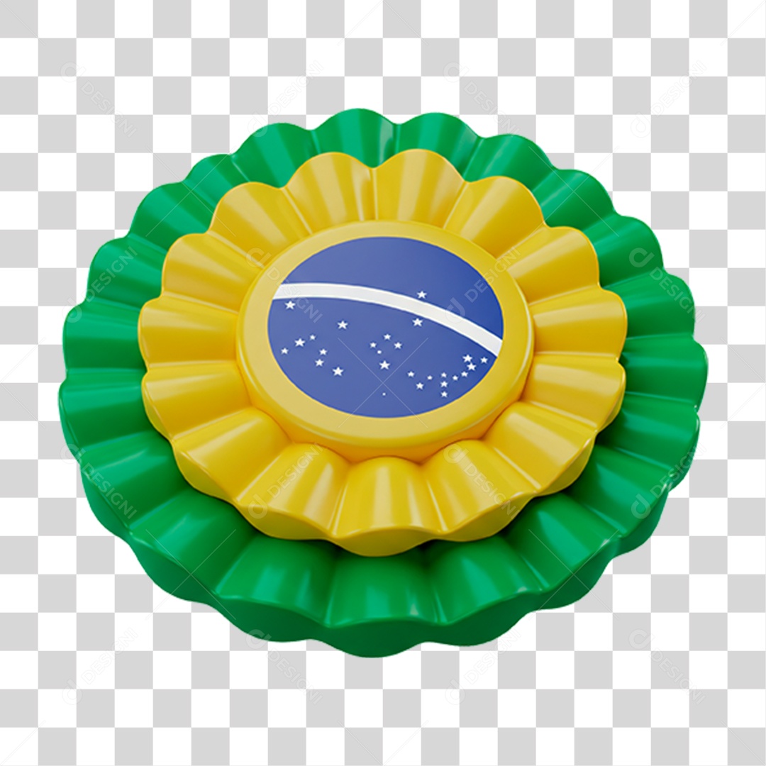 Elemento Estrela Composição Verde e Amarelo PNG Transparente