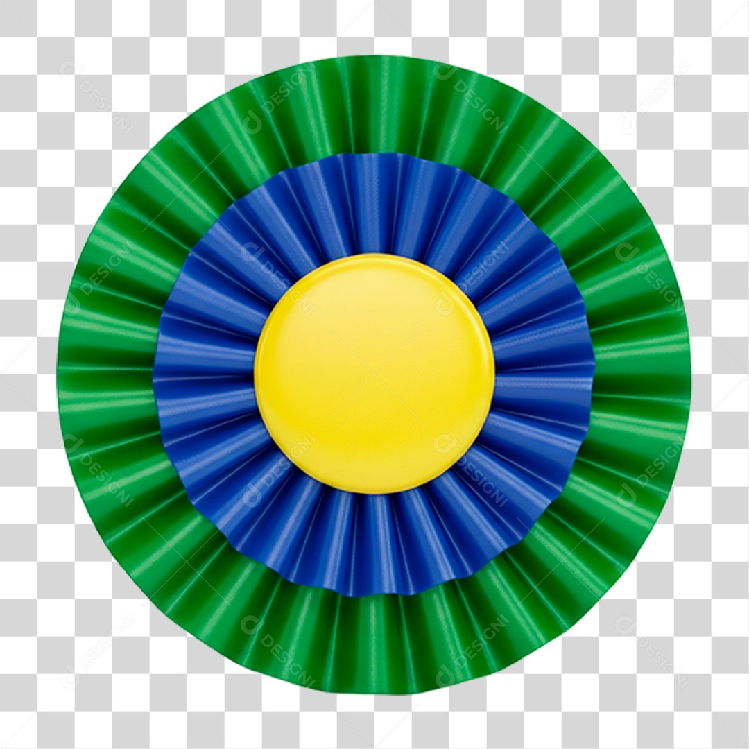 Elemento Verde e Amarelo PNG Transparente