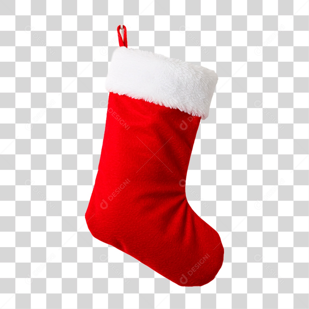 Meia de Natal PNG Transparente