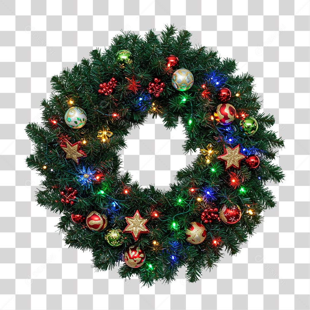 Guirlanda de Natal PNG Transparente