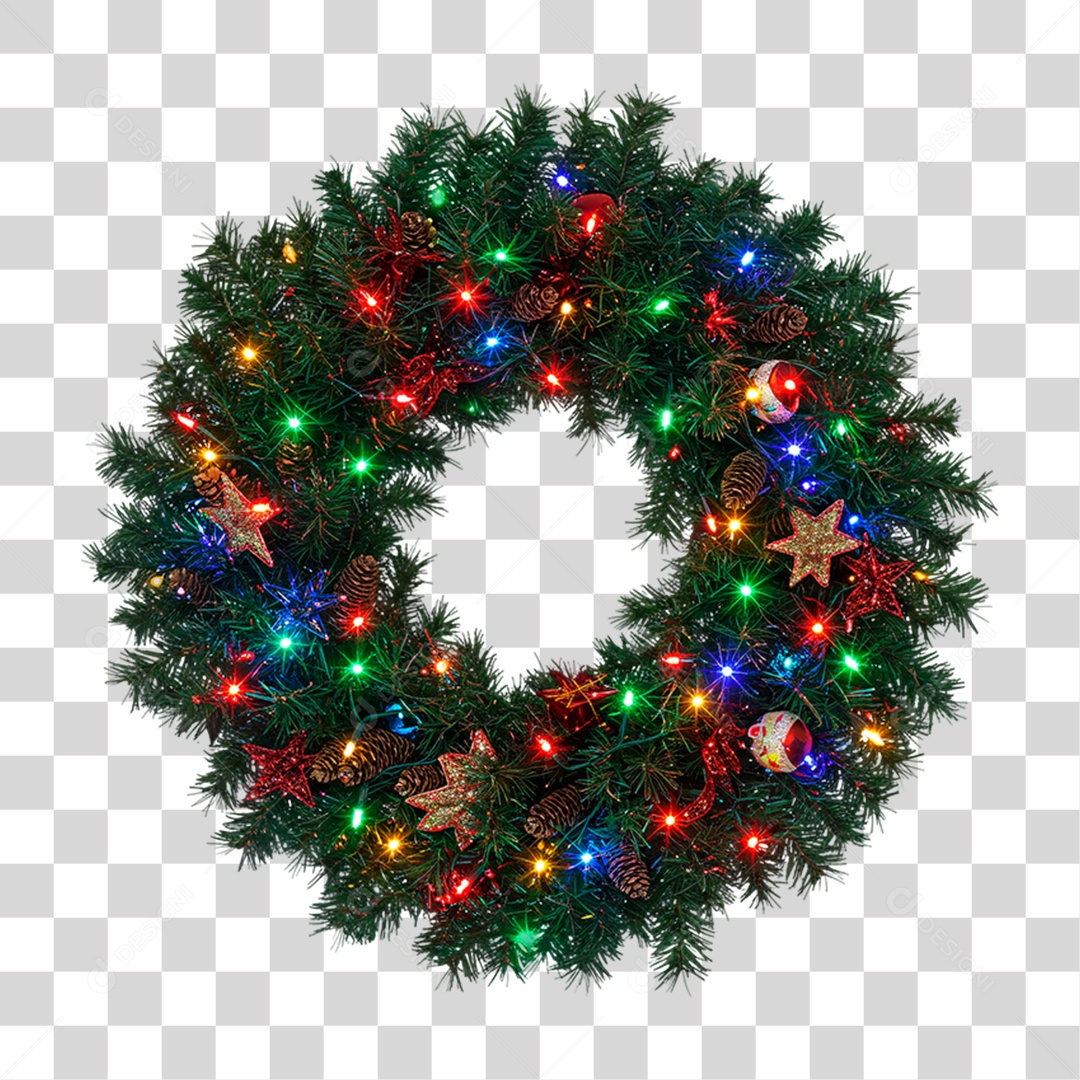 Guirlanda de Natal PNG Transparente