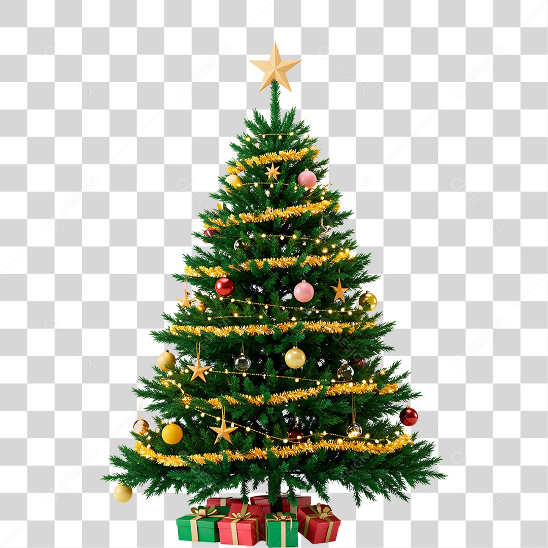 Árvore de Natal PNG Transparente