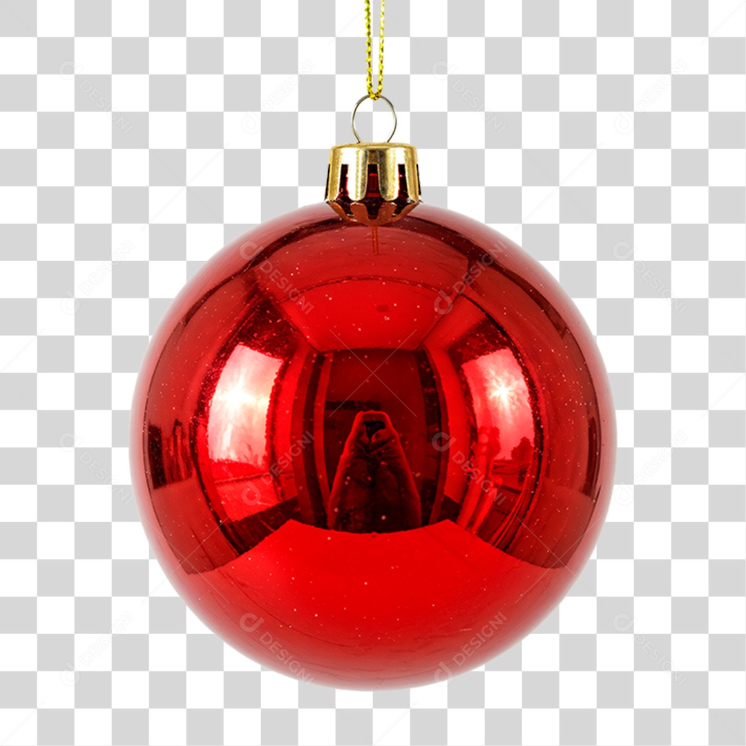 Bola de Natal PNG Transparente