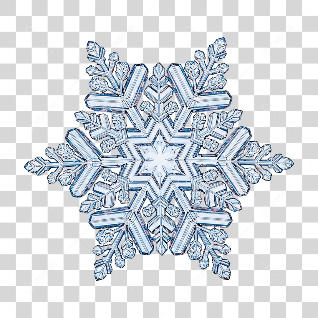 Floco de Neve PNG Transparente