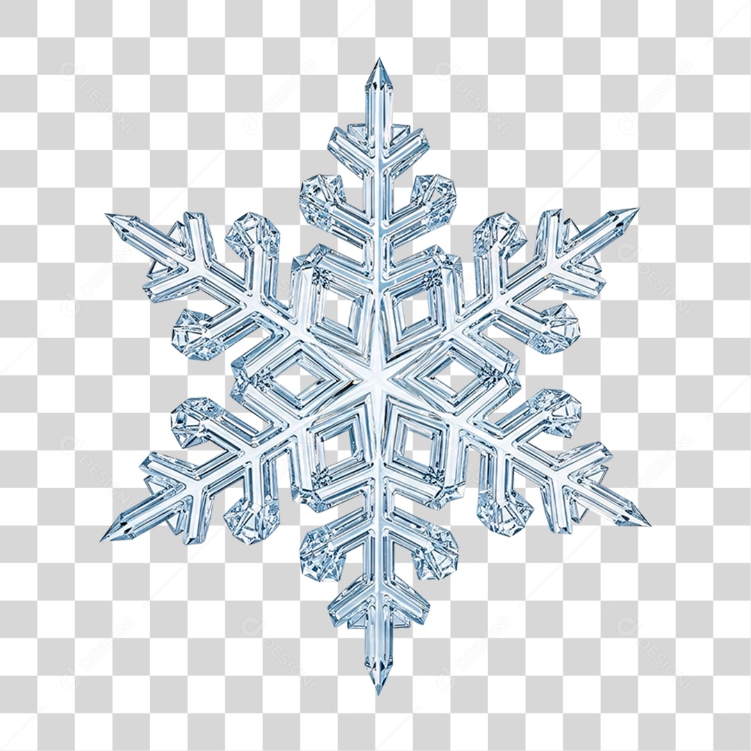 Floco de Neve PNG Transparente