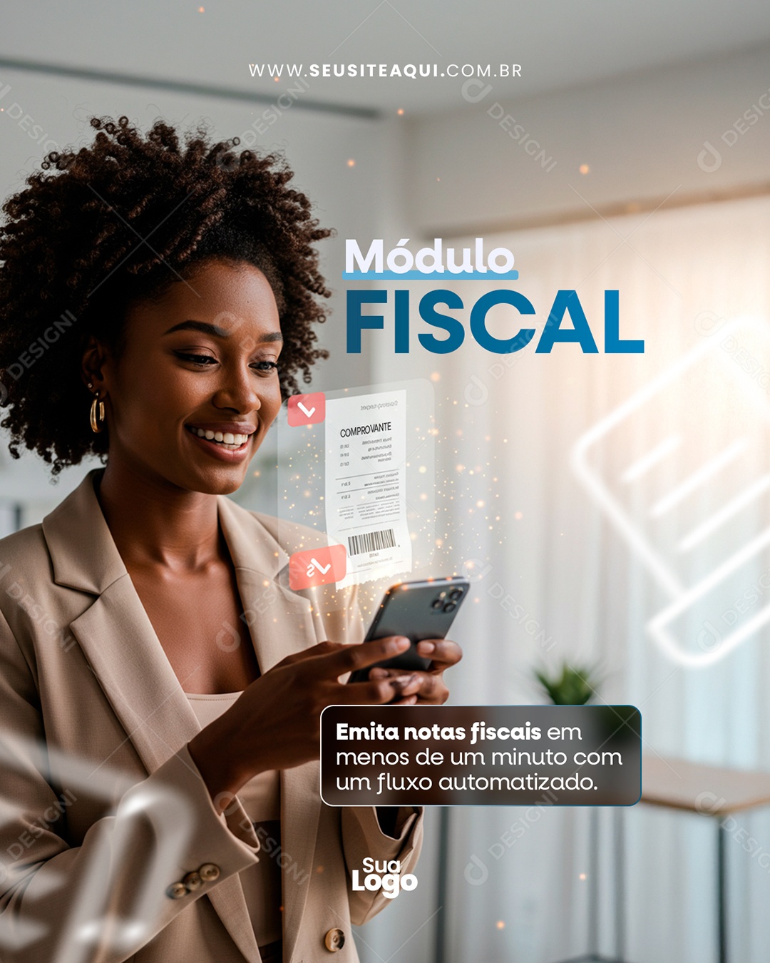 TI Nuvem de Computação Social Media PSD Editável