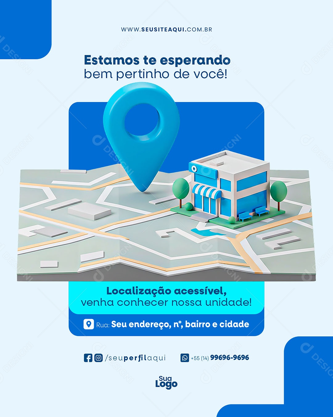 Convênio Médico Estamos Te Esperando Social Media PSD Editável