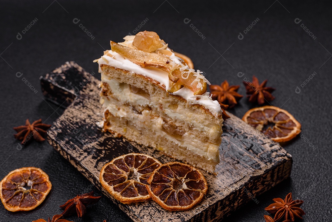 A imagem mostra uma Torta de Limão com Merengue