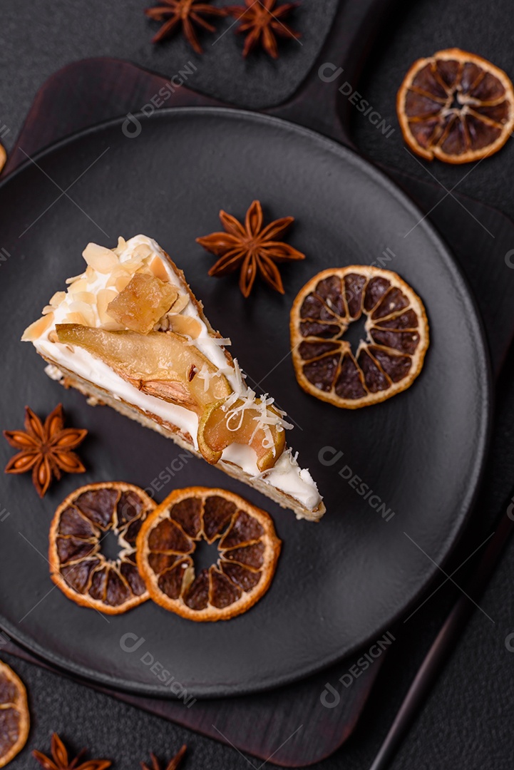 A imagem mostra uma Torta de Limão com Merengue