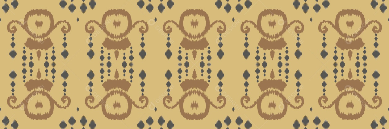 Padrão Tribal Tradicional Ilustração Vetor EPS