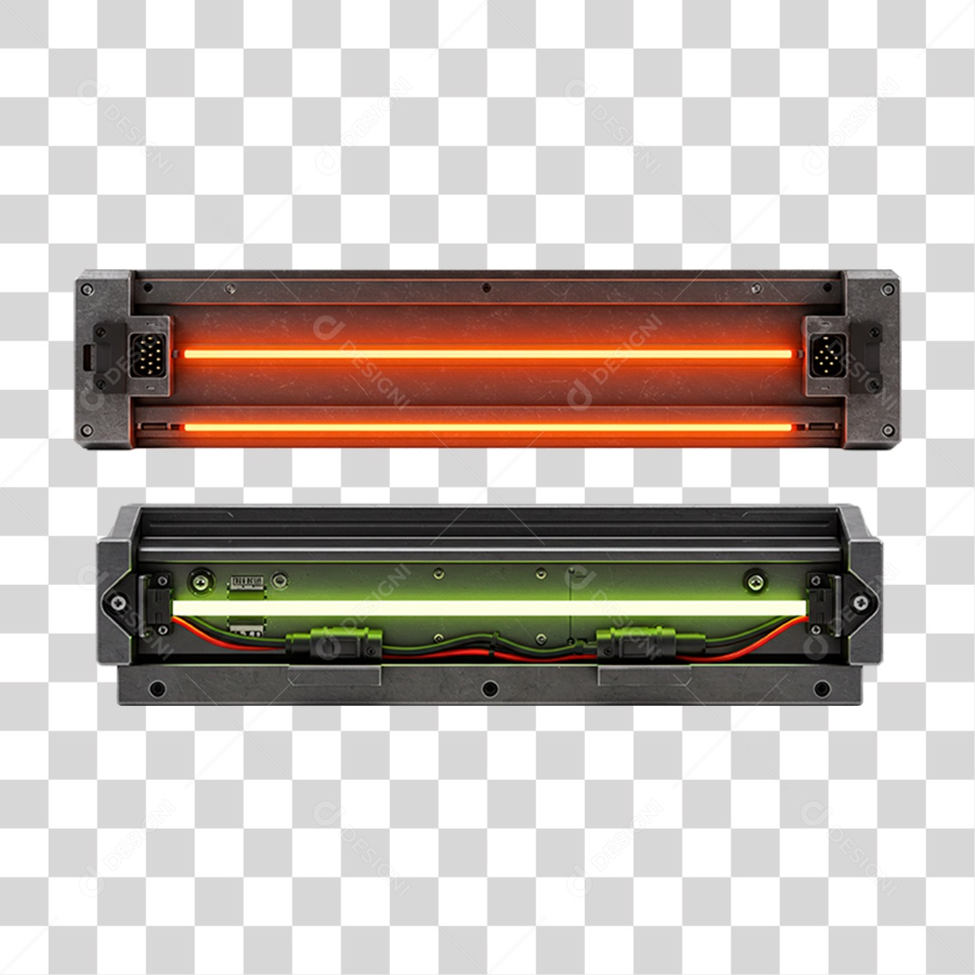 Painel Metálico com Led PNG Transparente