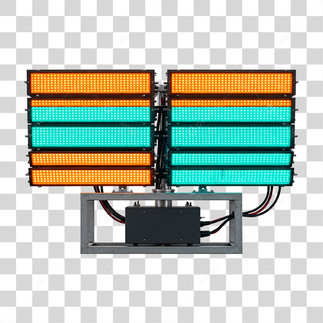 Estrutura de Holofotes PNG Transparente