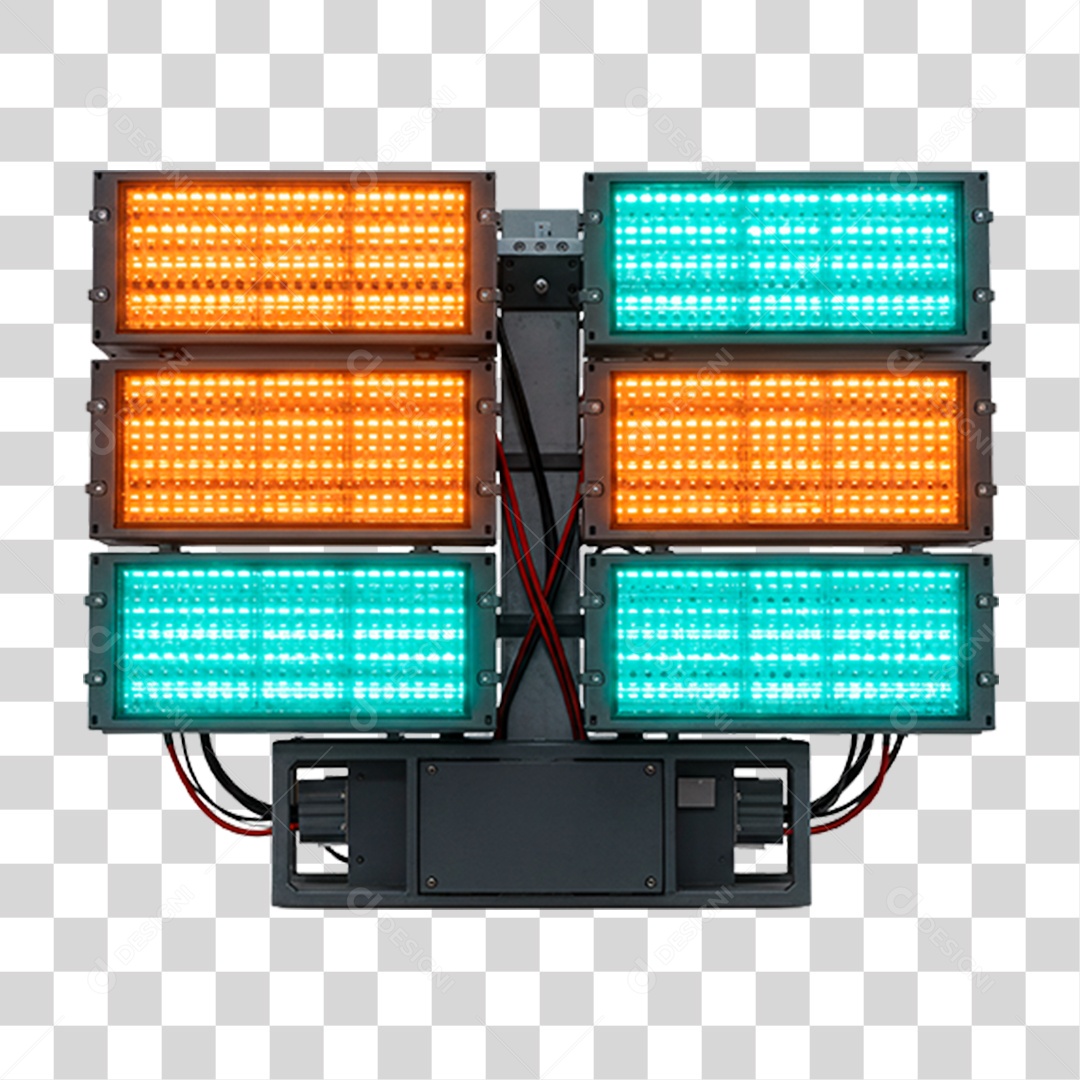 Estrutura de Holofotes PNG Transparente