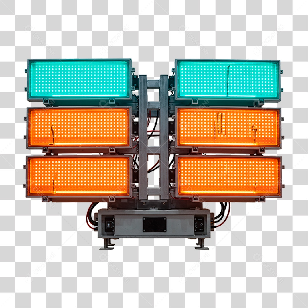 Estrutura de Holofotes PNG Transparente