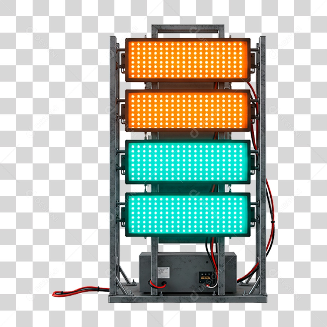 Estrutura de Holofotes PNG Transparente
