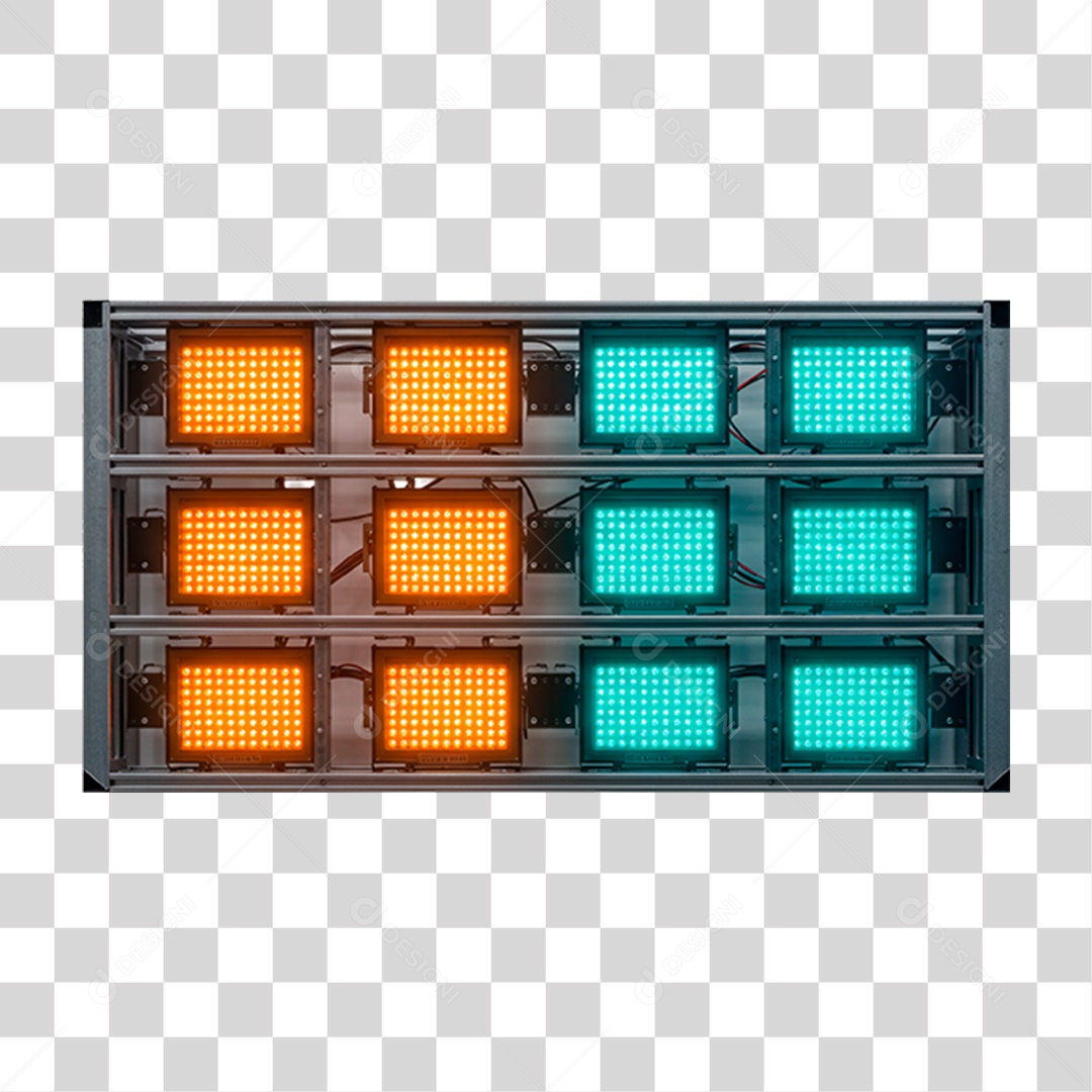 Estrutura de Holofotes PNG Transparente