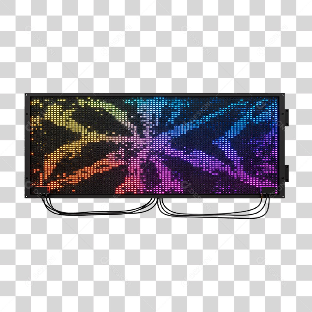 Painel com Led PNG Transparente