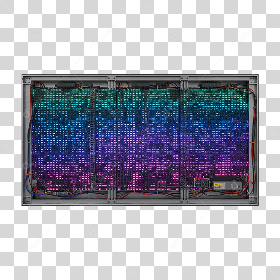 Painel com Led PNG Transparente