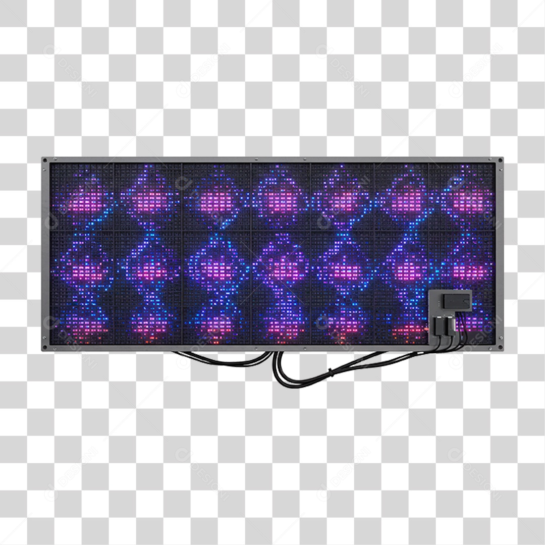 Painel com Led PNG Transparente