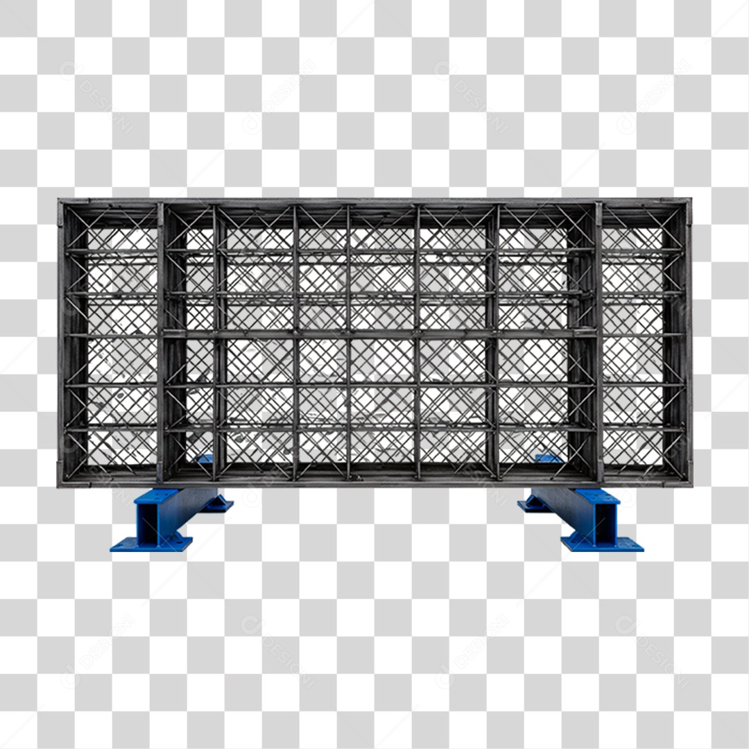 Transparent PNG Metallic Structure