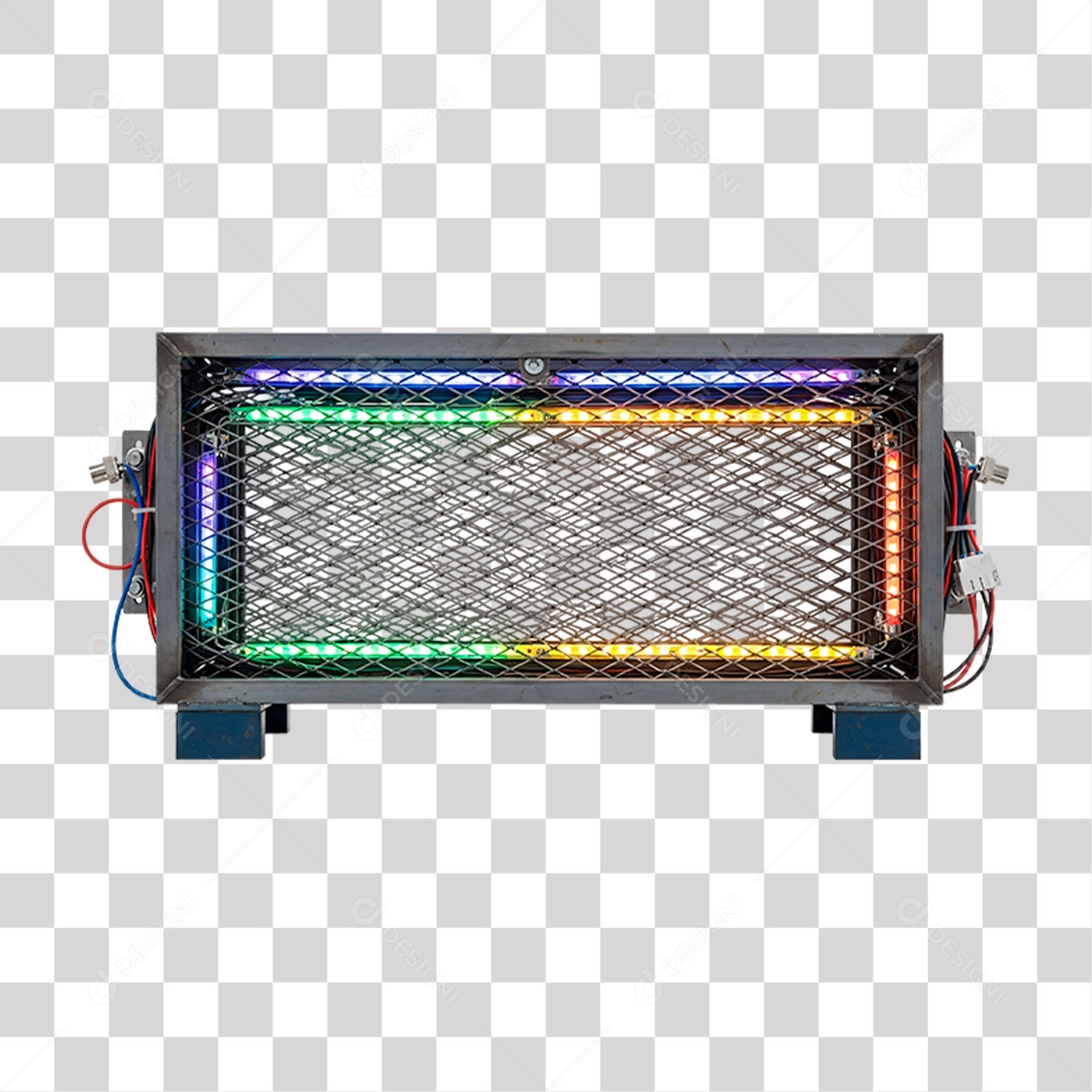 Estrutura Metálica com Leds PNG Transparente