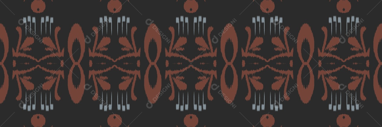 Padrão Tribal Tradicional Ilustração Vetor EPS